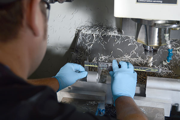 quality control of machined part